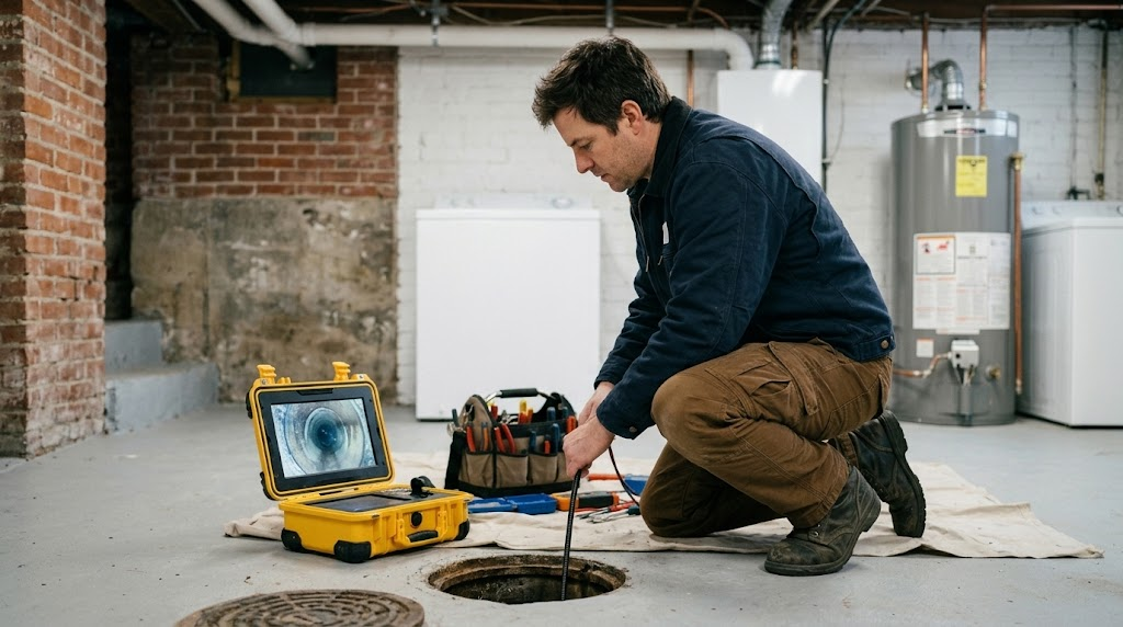 Sewer line camera inspection and repair service in Queens NY