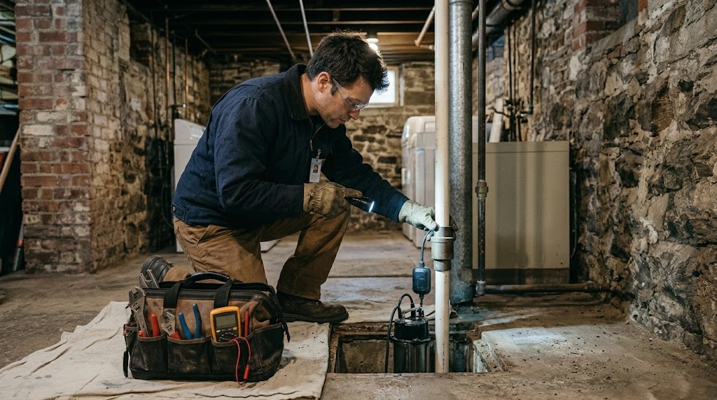 Sump pump repair and installation service in Queens NY
